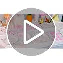 Pink Snowflake Winter Wonderland Disposable Party Tableware Set 142pcs