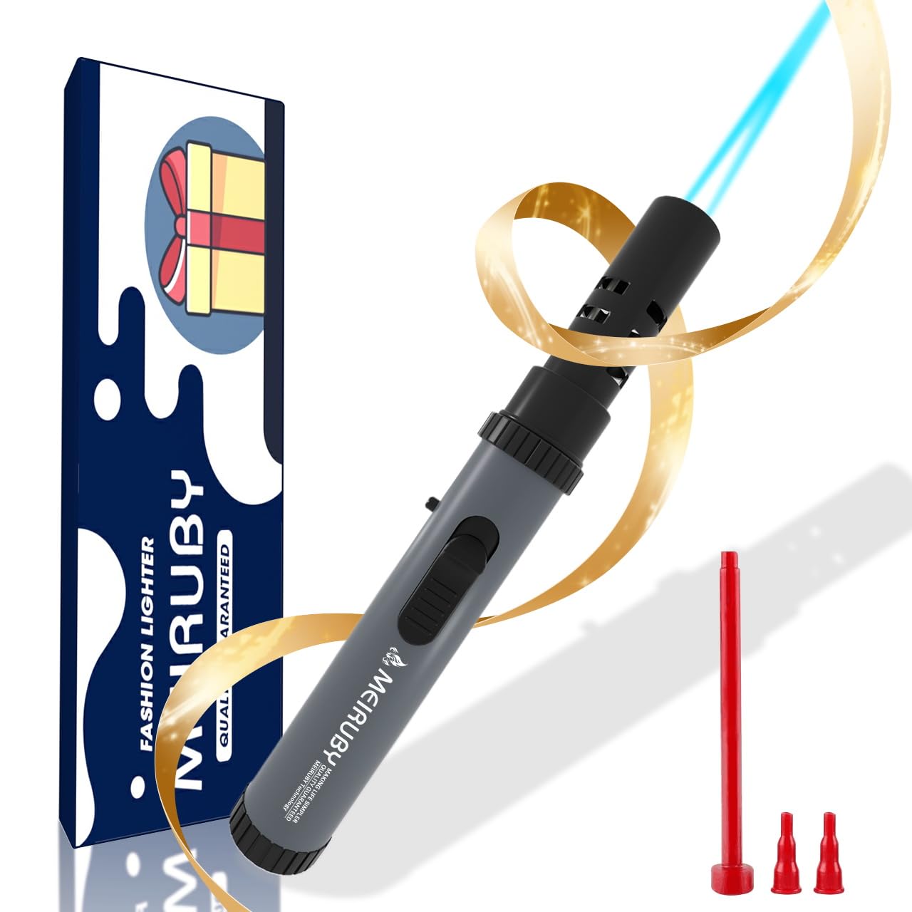 Stocking Stuffers Gifts for Men Dad Adults Torch Lighter,Lightsaber Torch Flame Butane Lighter Christmas Birthday Gifts for Dad Father Husband Grandpa, Cool Gadgets for Men 2025