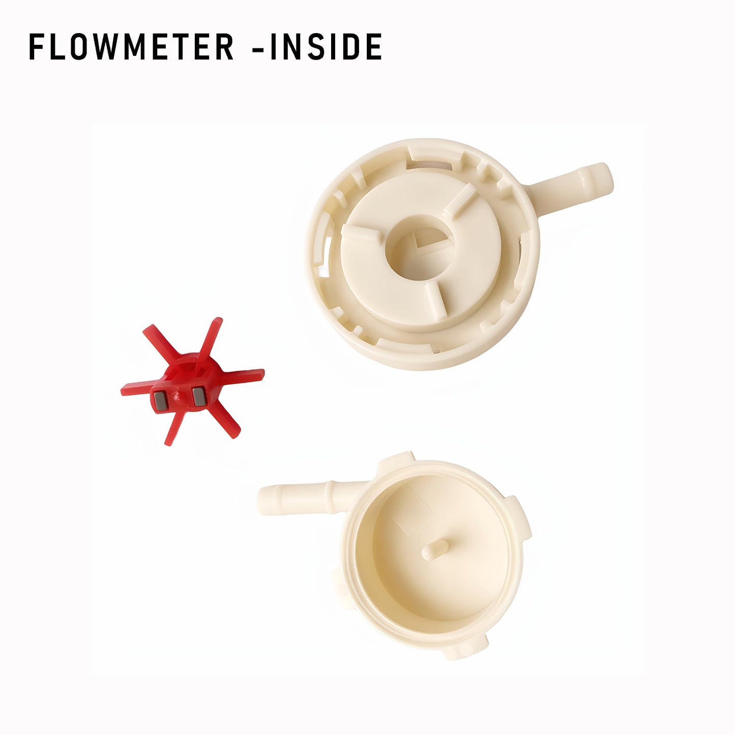 Flowmeter for Coffee Machine, Water Flow Parts for Espresso Maker Compatible With Breville Sage barista express Impress 875/870/878/876/880