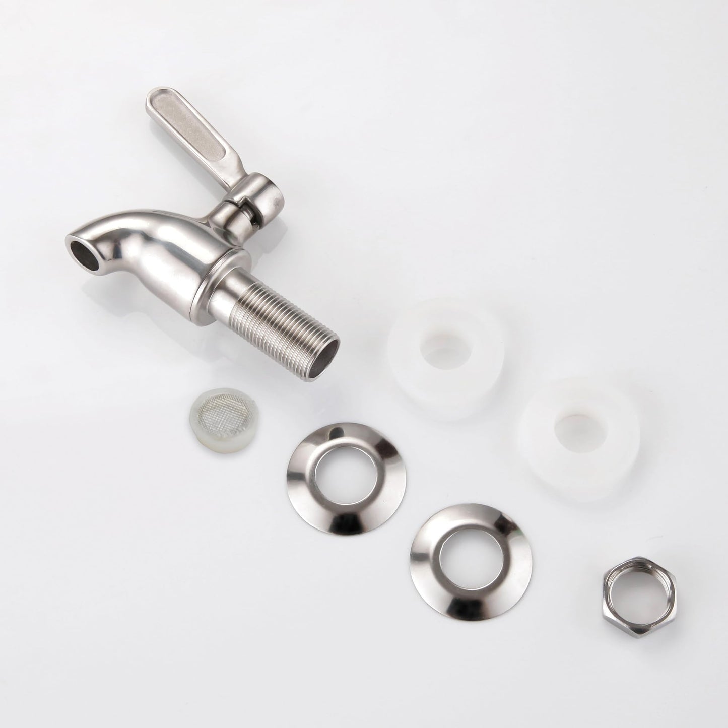 Sumerain Spigot for Beverage Dispenser,SUS304 Stainless Steel Metal Spigot Dispenser for Jar, Juice, Cold Drink,Wine,Beer