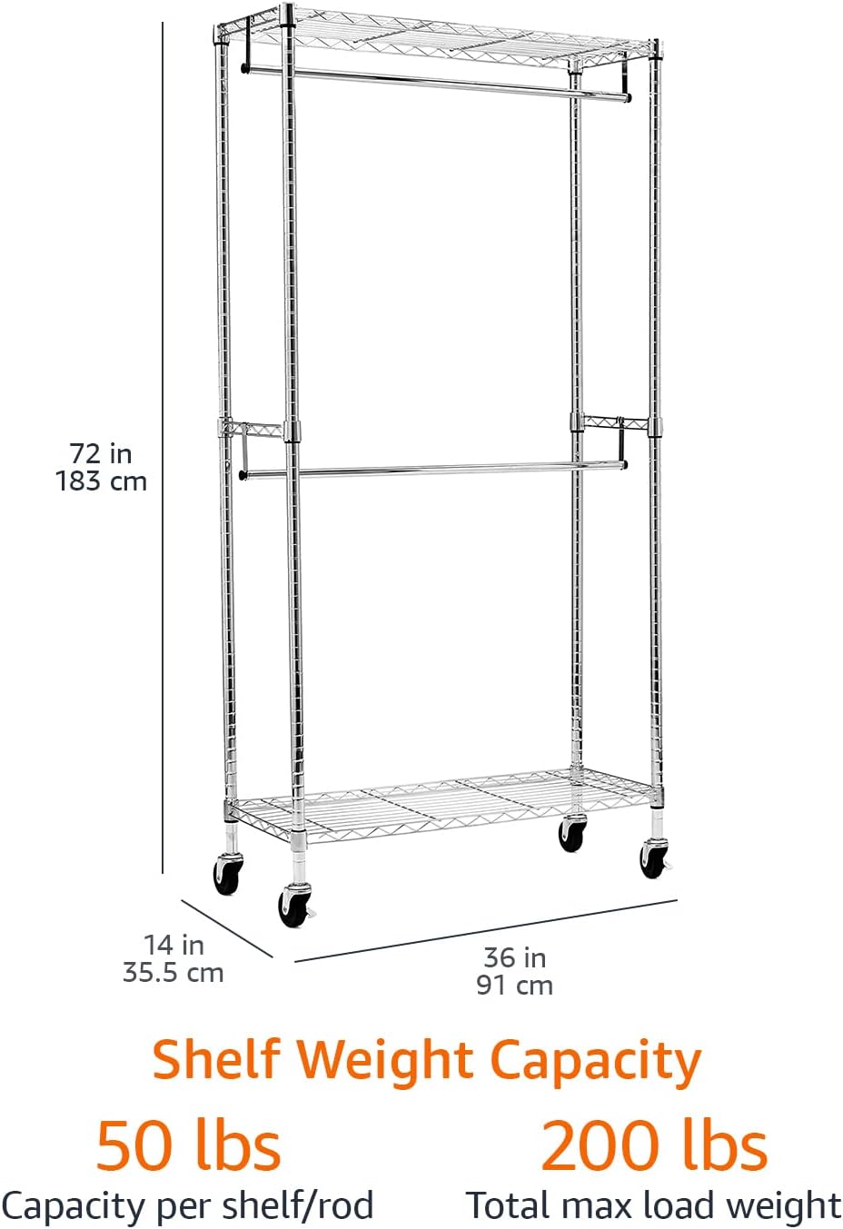 x 14" x 72