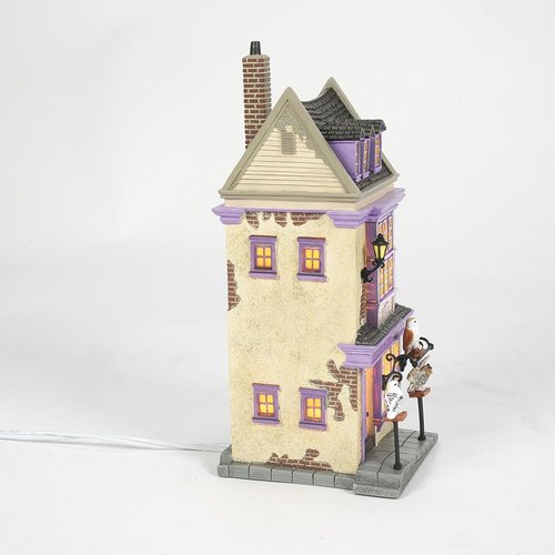 Department 56 Harry Potter Village Eeylops Owl Emporium - Lit Building, 8.66 Inch, Multicolor