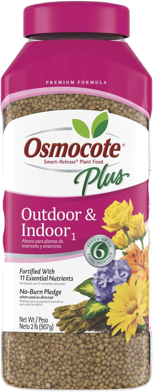 Osmocote Smart-Release Plant Food - Granular Fertilizer with 11 Nutrients for Indoor & Outdoor Plants | 2 lbs.