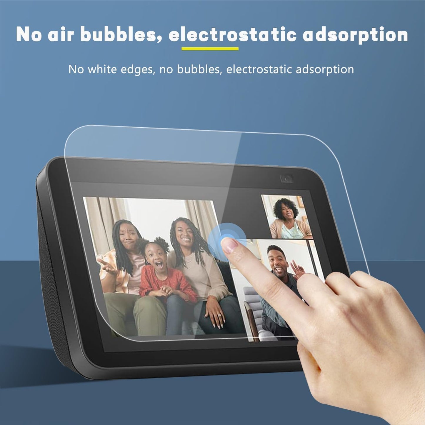 MUBUY-GOL Tempered Glass Screen Protector - 9H Hardness, Ultra Clear, Anti-Fingerprint | Fits New Echo Show 8 (4th Gen, 8.7 Inch, 2025 Release)