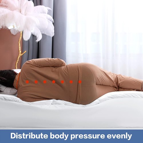 COHOME Queen Size Mattress Topper - Extra Thick Cooling Pad with Plush Down Alternative Fill | 60x80 Inches, White