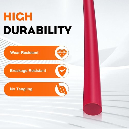 Hipa String Trimmer Line - 1 Pound 636-Foot Heavy Duty 1.6mm Round Wire for Universal Electric Trimmers | Red