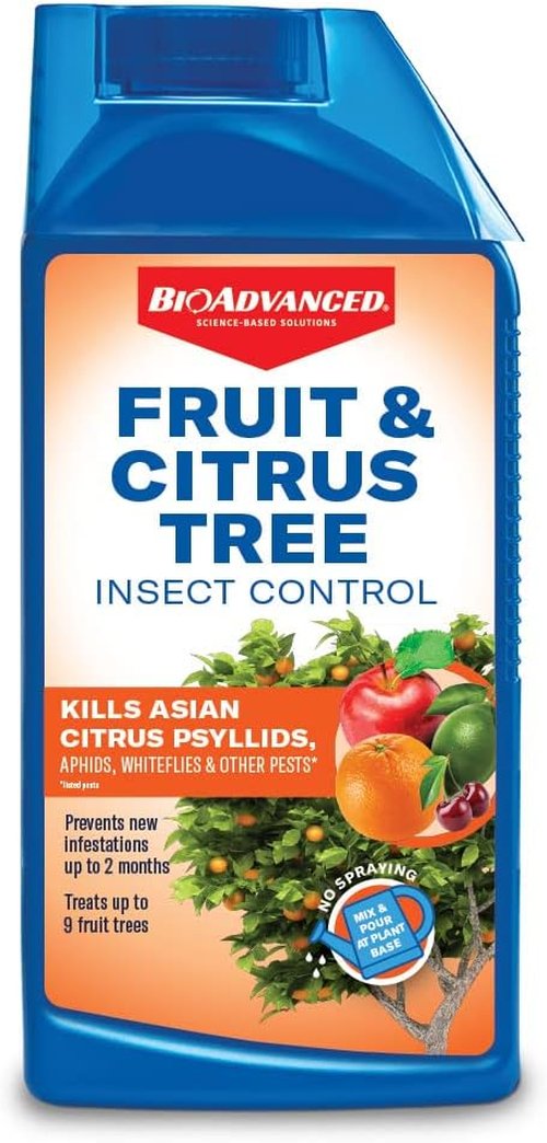 BioAdvanced Fruit & Citrus Tree Insect Control - 32 oz Pest Control Concentrate for 9 Trees