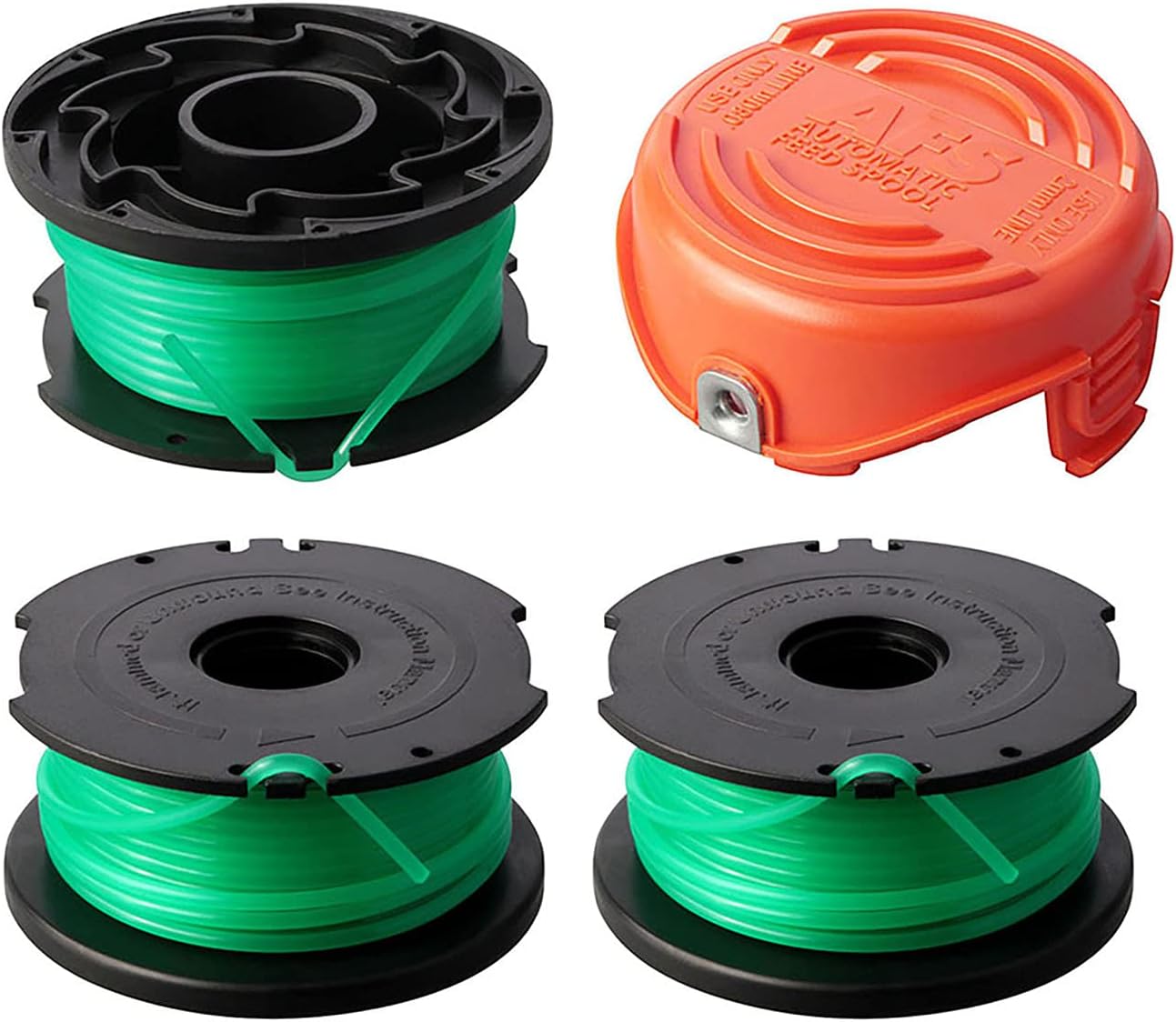 THTEN SF-080 String Trimmer Spool Line - 20ft Auto Feed Single Line for Black and Decker Models