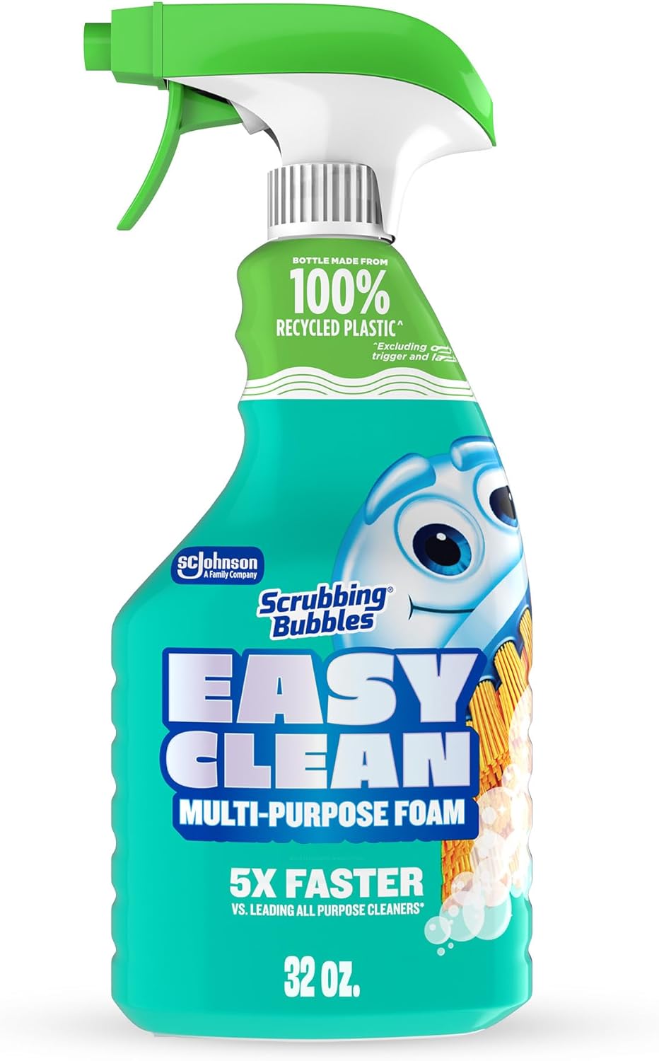 Scrubbing Bubbles Bathroom Cleaner - Bleach-Free Foaming Formula for Fast Limescale Removal | 32oz Spray