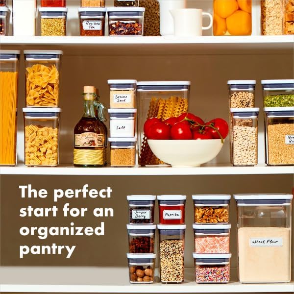 OXO Good Grips 5-Piece POP Container Set - Airtight Food Storage Solution | Clear Design