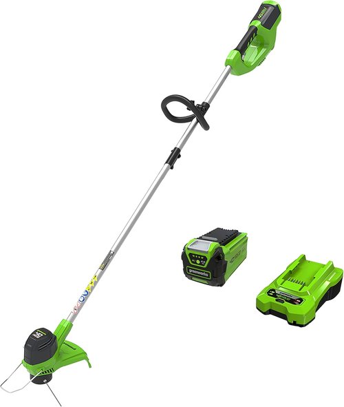 Greenworks 40V Cordless String Trimmer - 12" Dual Line, Auto Feed, Variable Speed, Lightweight, 3-Year Warranty