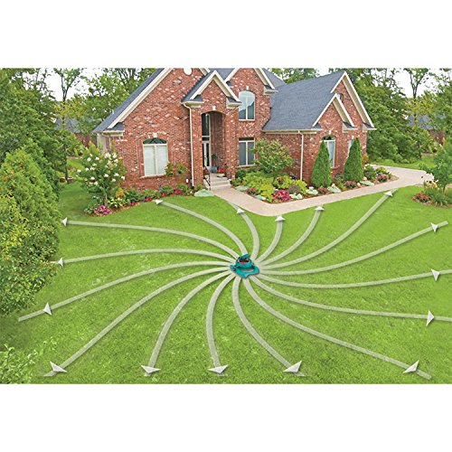 Gilmour Medium Duty Adjustable Circular Sprinkler for Lawns, 5800 sq ft Coverage