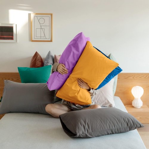 FLXXIE Pillow Cases - Soft Microfiber Queen Pillow Covers | Wrinkle Resistant, 2-Piece Set, 20x30, Ginger Yellow