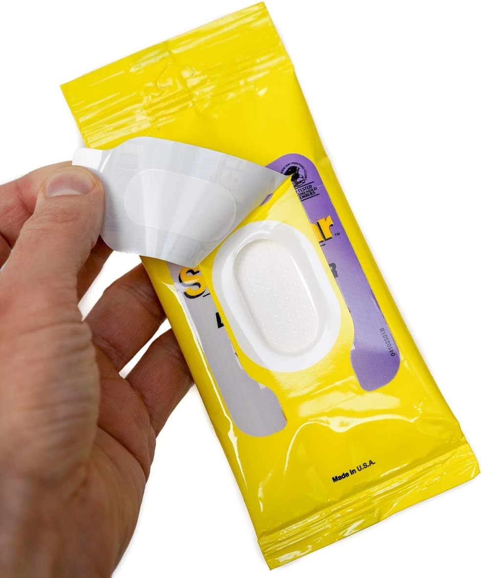 See Clear Lens Cleaning Wipes - Streak-Free Pre-Moistened Towelettes for Eyeglasses & Screens | 192 Wipes in 12 Resealable Packs