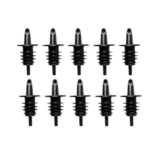 Hawaiian Shaved Ice Syrup Precise Control Bottle Pourers, Professional Pour Spouts for Snow Cone & Drink Flavors (10-Pack)
