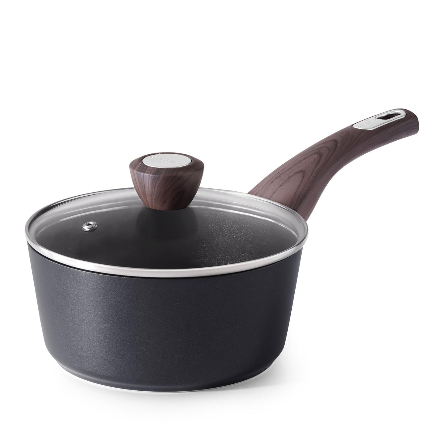 SENSARTE Nonstick Sauce Pan with Lid, 2.0 Quart Small Saucepan, Multipurpose Cooking Pot with Stay Cool Handle, Non toxic Kitchen Sauce Pot, Non stick Small Pot, Induction Comptable, PFOA Free