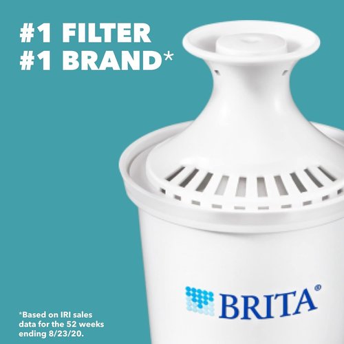 Brita Water Pitcher Bundle - Enjoy Cleaner, Great-Tasting Water with Advanced Filtration System