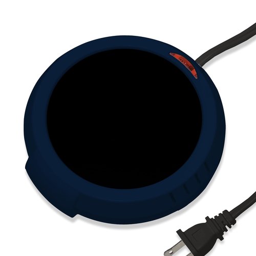 Durable Heavy Portable Large Warmer Safe Plate for Candle Jar & Mug Warmer, Dark Blue Pack