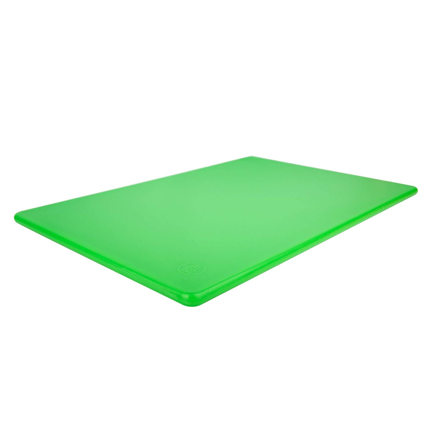 Commercial Grade Green Cutting Board - 18 x 12 Inch 1/2" Thick HDPE Dishwasher Safe for Salad, Vegetables, Fruit, Large Size