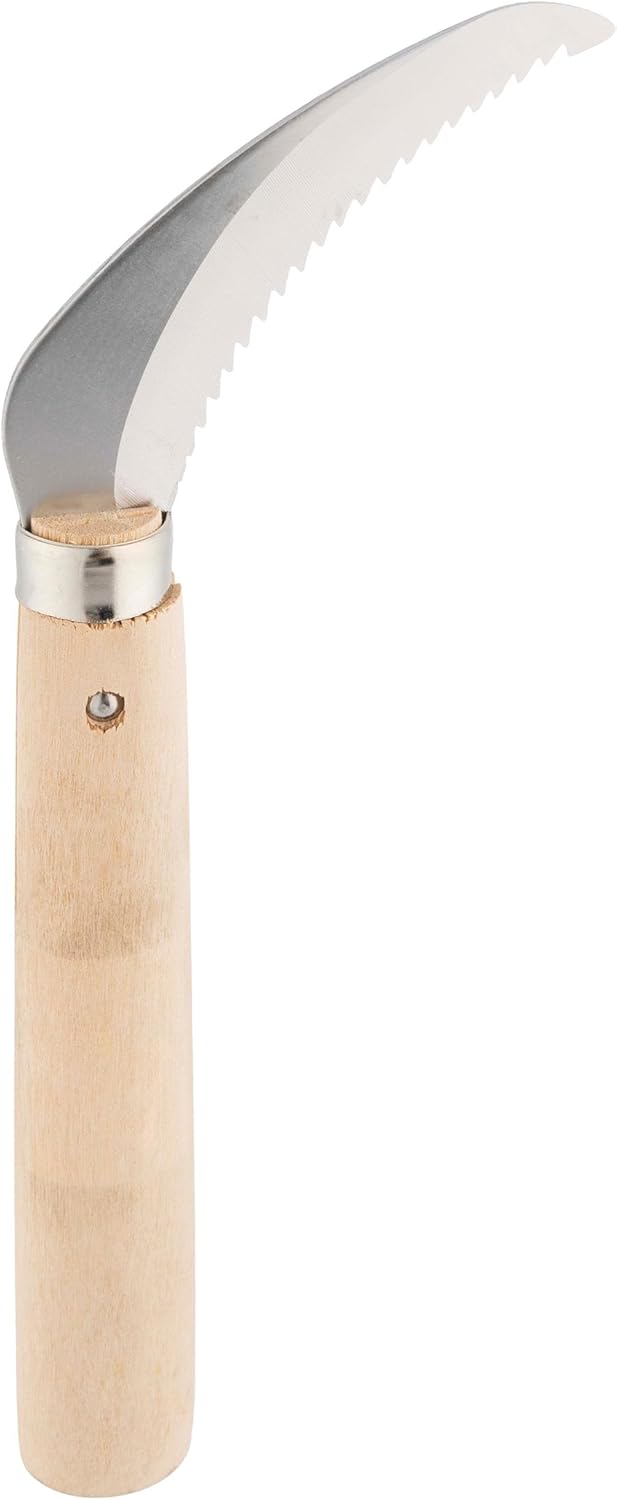 Kings County Tools Japanese Hand Saw - 8” Root Cutter with Serrated Stainless Steel Blade for Gardening