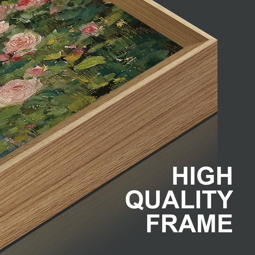 FWIEXA Monet Floral Canvas Wall Art Set - Impressionist Botanical Garden Decor | 20x40 Inches for Living Room & Bedroom