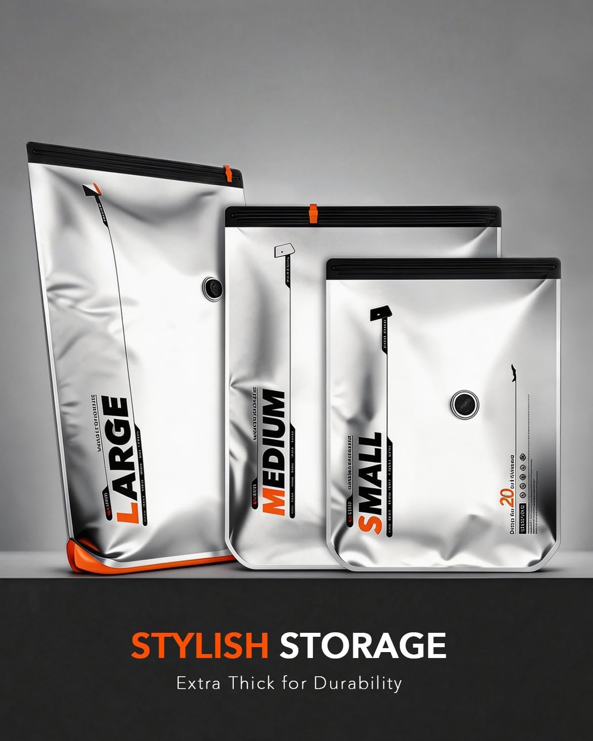 VacEase Ultra Vacuum Bags - 15 Pack Travel Compression Storage with USB & Battery Pump | Space Saver for Clothes & Bedding