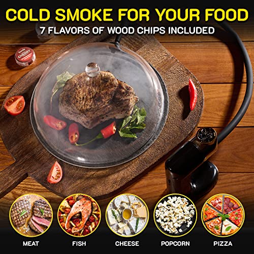 Premium Cocktail Smoker Kit - Whiskey Smoke Infuser with Accessories & Wood Chips - 1 Piece