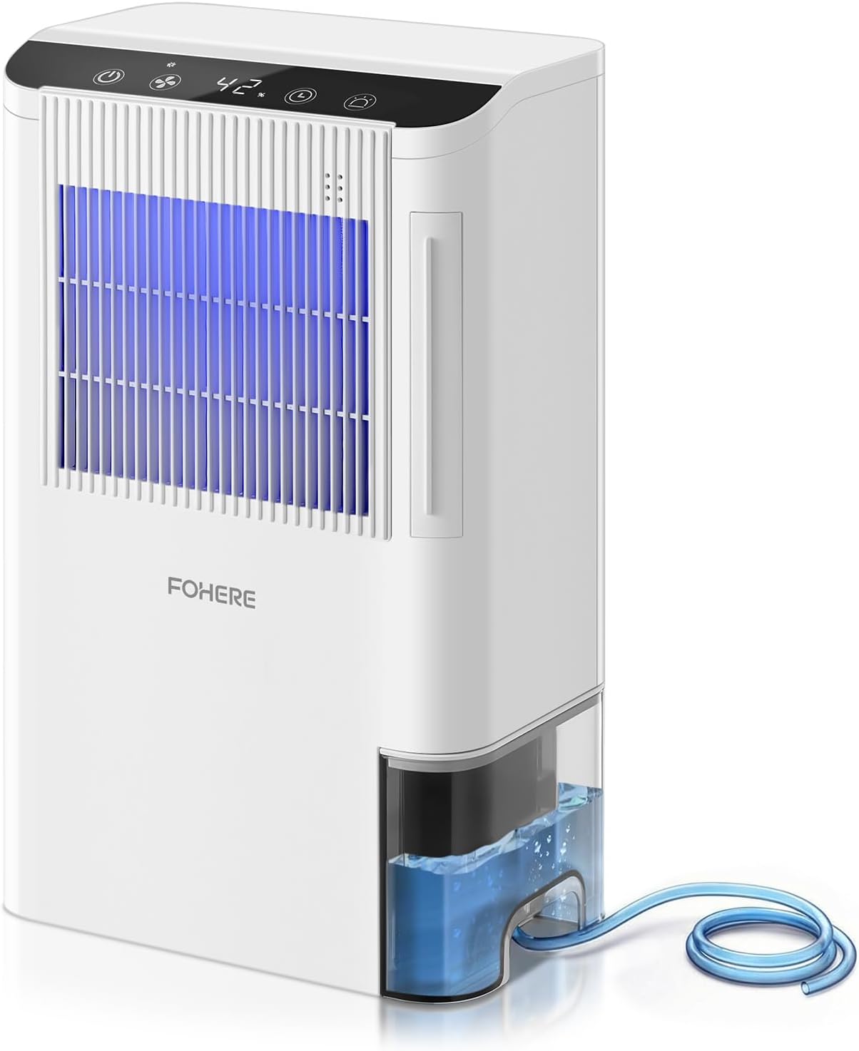 Skiennix Dehumidifier - 2000 Sq.Ft. Capacity with Auto Shut Off & 7 Color Light | Ideal for Home, Basement & Bathroom