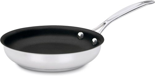 Cuisinart Chef's Classic 7" Stainless Steel Nonstick Skillet - Durable PURELYCERAMIC™ Coating