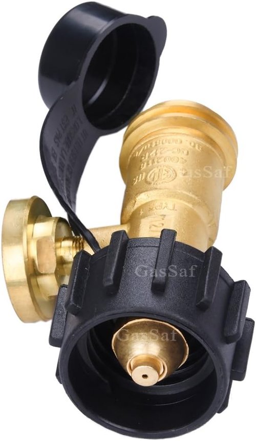 GasSaf Propane Tank Gauge - Accurate Level Indicator for 5lb-40lb Tanks | Ideal for RVs, BBQs & Fire Pits