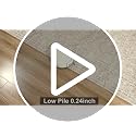 LòutiRoot Home 6' x 9' Beige Vintage Area Rug for Living Room & Bedroom