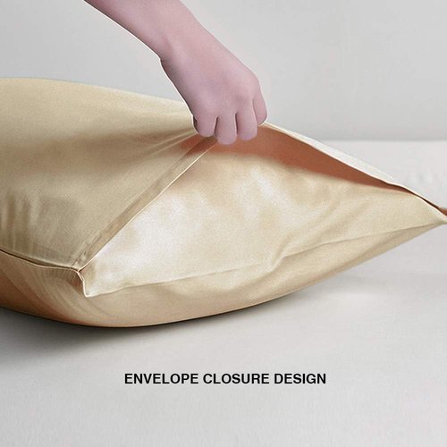 FLXXIE Pillow Cases - Soft Microfiber Standard Size Pillow Covers | Wrinkle & Stain Resistant, 2-Piece Set, Light Taupe 20x26