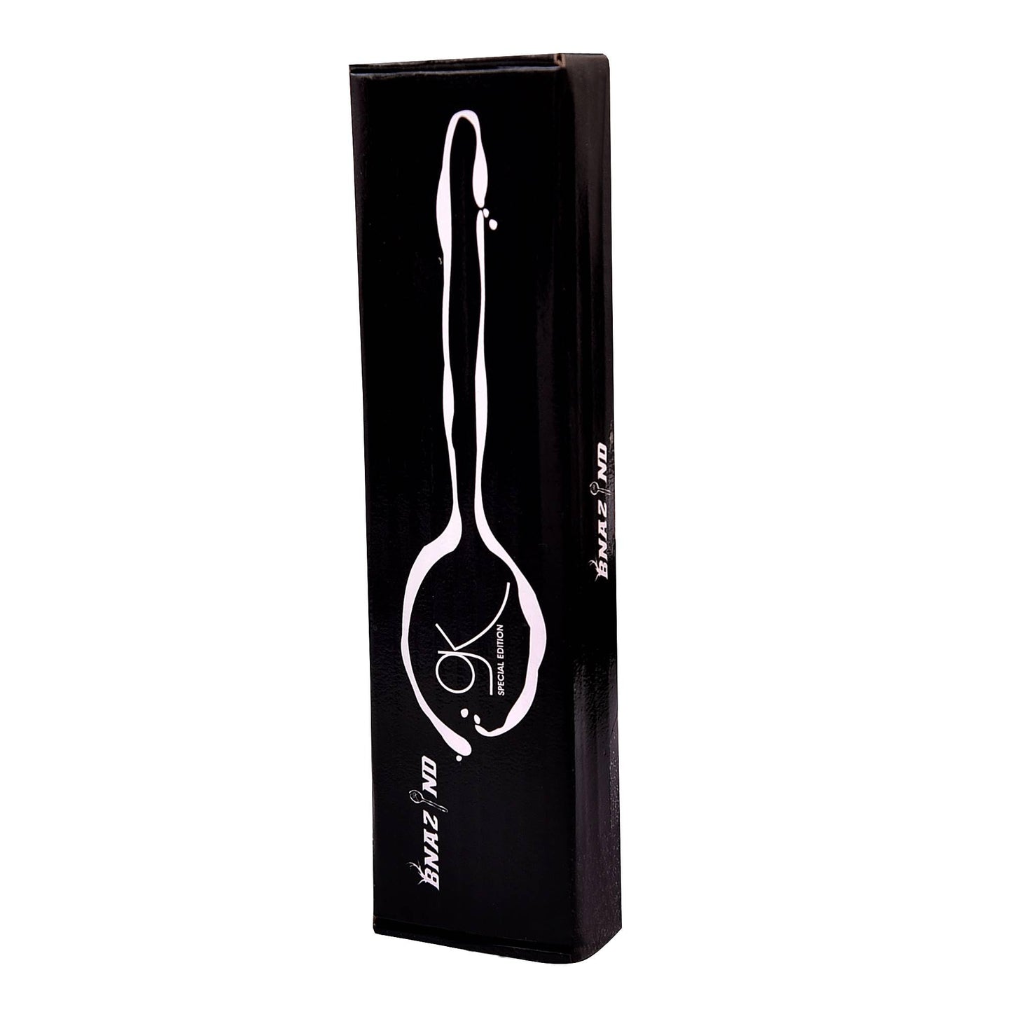 BNAZIND Chef Kunz Chisel Engraving Spoon | 9 inch 2.5 Tbsp18/10 Stainless Steel Serving Spoon | Basting Quenelle Cooking Plating Dinner Chef Spoons (Chisel Engraving)