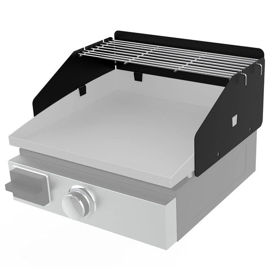 17 Inch Griddle Wind Guard/Wind Screen and Grill Warming Rack for Blackstone 17 Inch Griddle, BBQ Accessories Kit for Blackstone