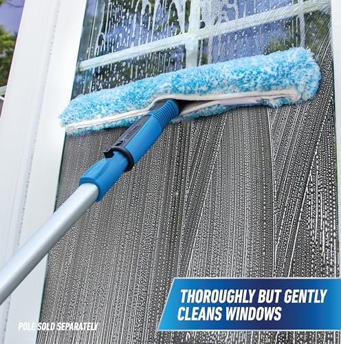 Unger Professional Window Cleaning Kit with Squeegee & Telescopic Pole