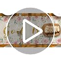 Artoid Mode Pink God Bless Girl Baptism Table Runner 13x90 Inch | First Holy Communion Christening Decor