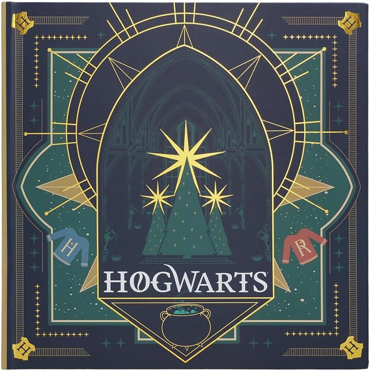 Paladone Harry Potter Hogwarts Advent Calendar - 24 Day Pop-Up Christmas Tree Decor for Kids' Bedroom