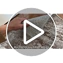 Telephant 2x10 ft Abstract Multi Textured Non-Slip Runner Rug - Hallway & Kitchen