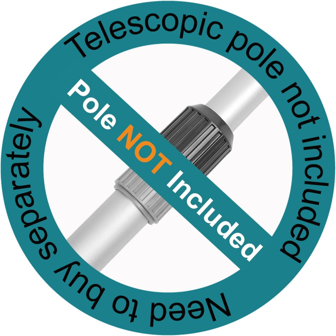 POOLWHALE Pool Vacuum Head - Efficient Cleaning Tool for All Pool Types | Durable Design
