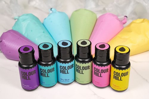 Colour Mill Aqua Blend Water-Based Food Coloring - Vibrant Candy Colors | 20 Milliliters
