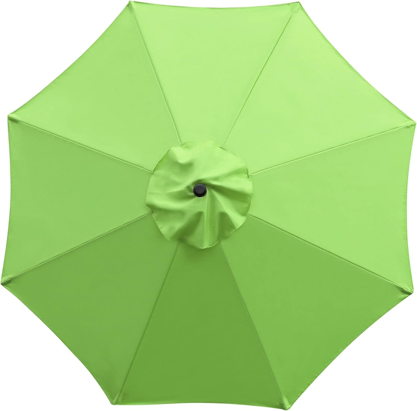 Sunnyglade 9' Patio Umbrella - Durable Outdoor Table Umbrella with 8 Sturdy Ribs | Grass Green