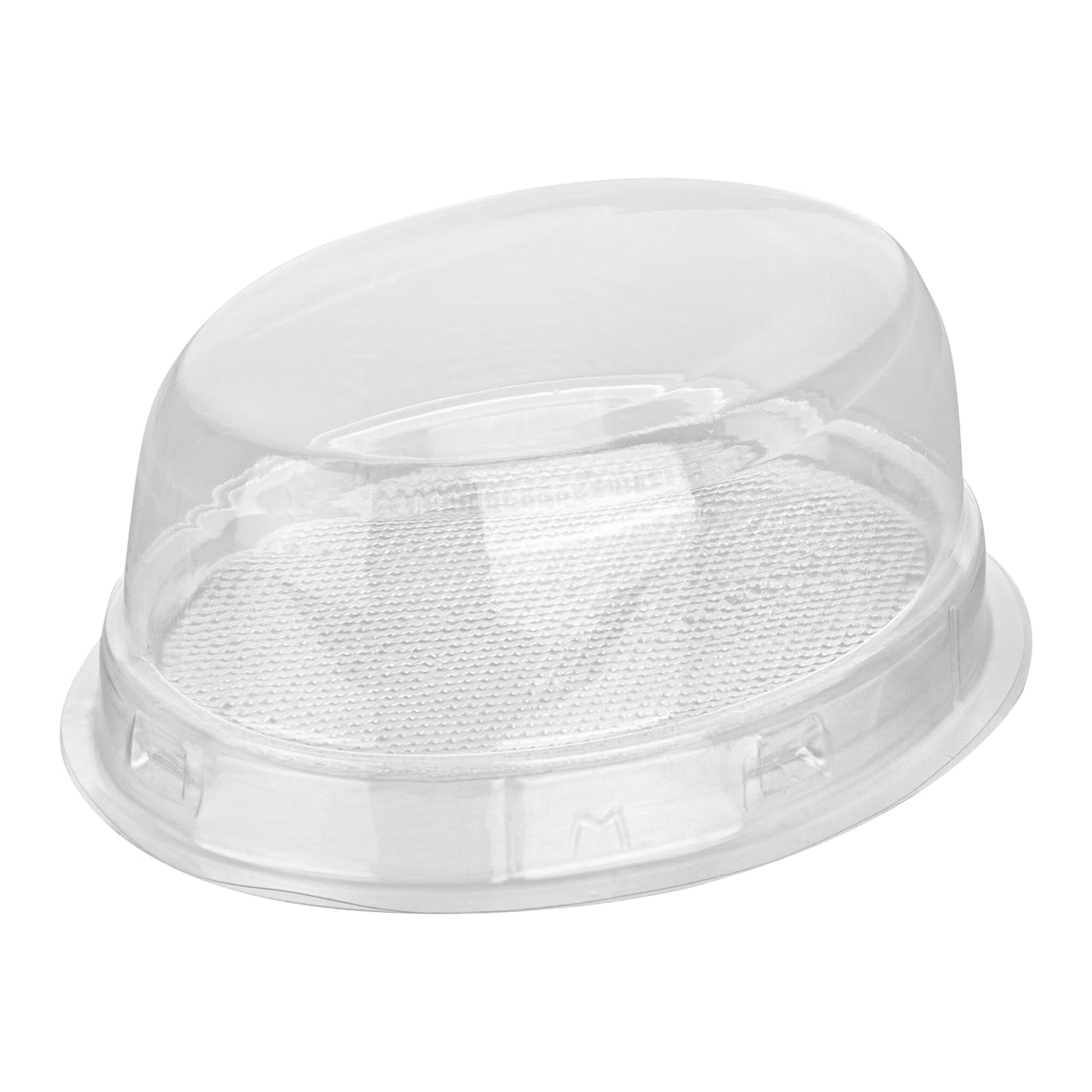 Restaurantware-Thermo Tek 8.5 Ounce Cake Slice Containers, 100 Disposable Individual Pie Slice Containers - With Lids, Oval, Clear Plastic Pie Boxes, For Pastries or Cheesecakes,