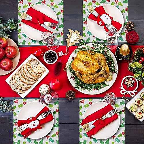 Yahenda 150 Pieces Christmas Wax Paper Parchment Paper Sheets Decorative Waterproof Bakery Tissue Grease Resistant Christmas Food Baking Colored Basket Liners Xmas Supplies