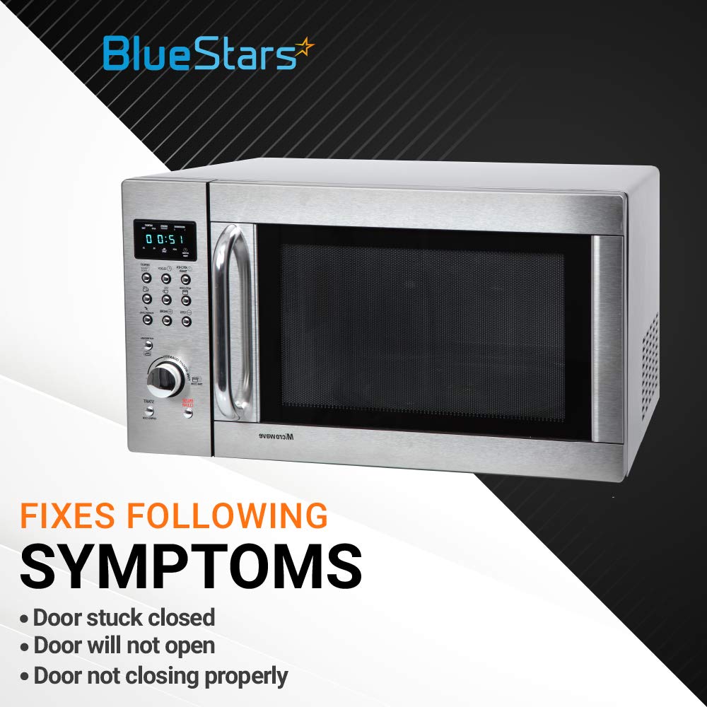 BlueStars Upgraded 8205451 Microwave Latch Bracket - Compatible with Whirlpool & KitchenAid Microwaves - Replaces WP8205451 W10298900 PS11745265 AP3776470 AH972837