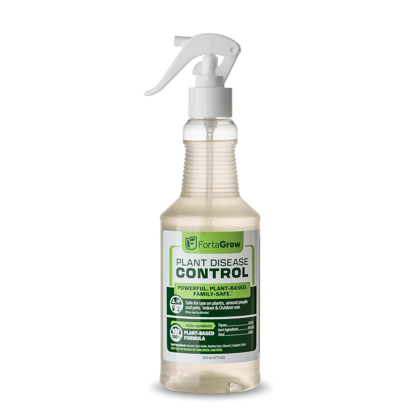 Plant Disease Control Spray by [Brand Name] - Natural Fungicide with Thyme Oil - Prevents Mildew & More - Safe for Indoor/Outdoor Use - 16oz