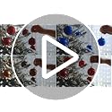 Joiedomi Blue 24 Pcs Christmas Ball Ornaments Set 2.36" Shatterproof Decorations