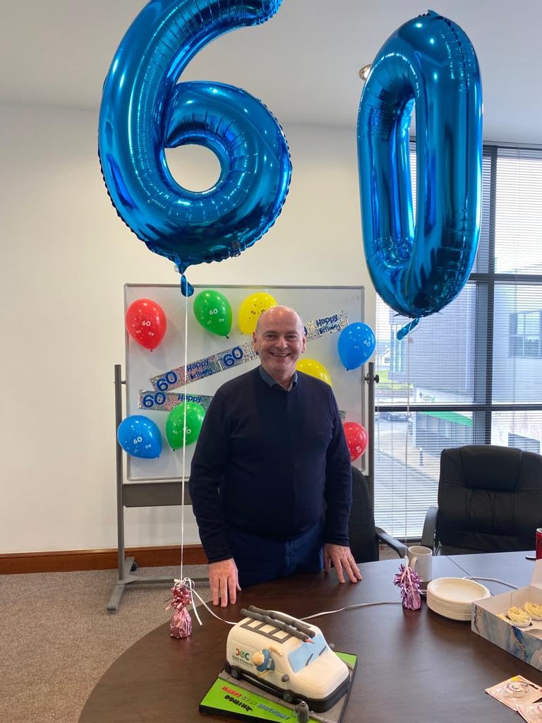 Metallic Blue Number 8 Balloon 40 Inch, 8th Birthday Party Decorations for Children, Giant 8 Foil Balloon for Party Supplies