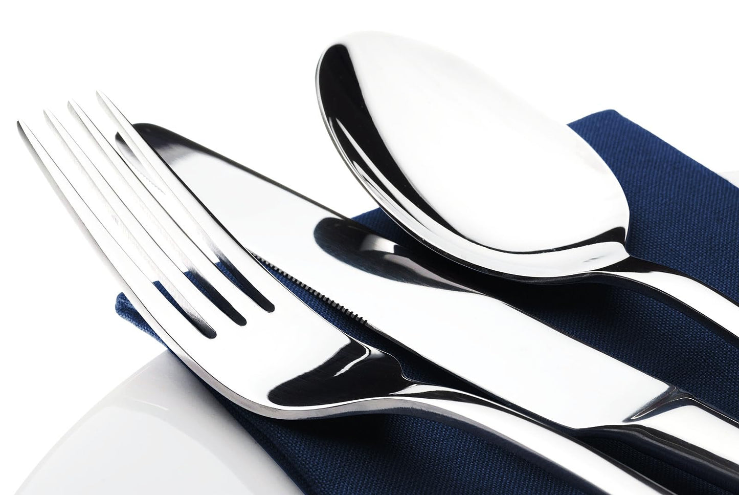 Silverware Set for 12, 65 Piece Stainless Steel Flatware Cutlery Fork and Spoon Set with Serving Utensils Set, Dishwasher Safe, Gift Package for Wedding Housewarming