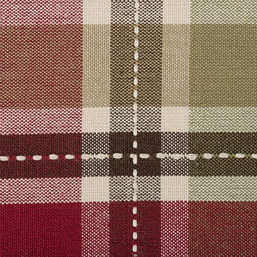 DII Fall & Thanksgiving 13x72 Inch Cotton Table Runner - Rustic Plaid Home Decor