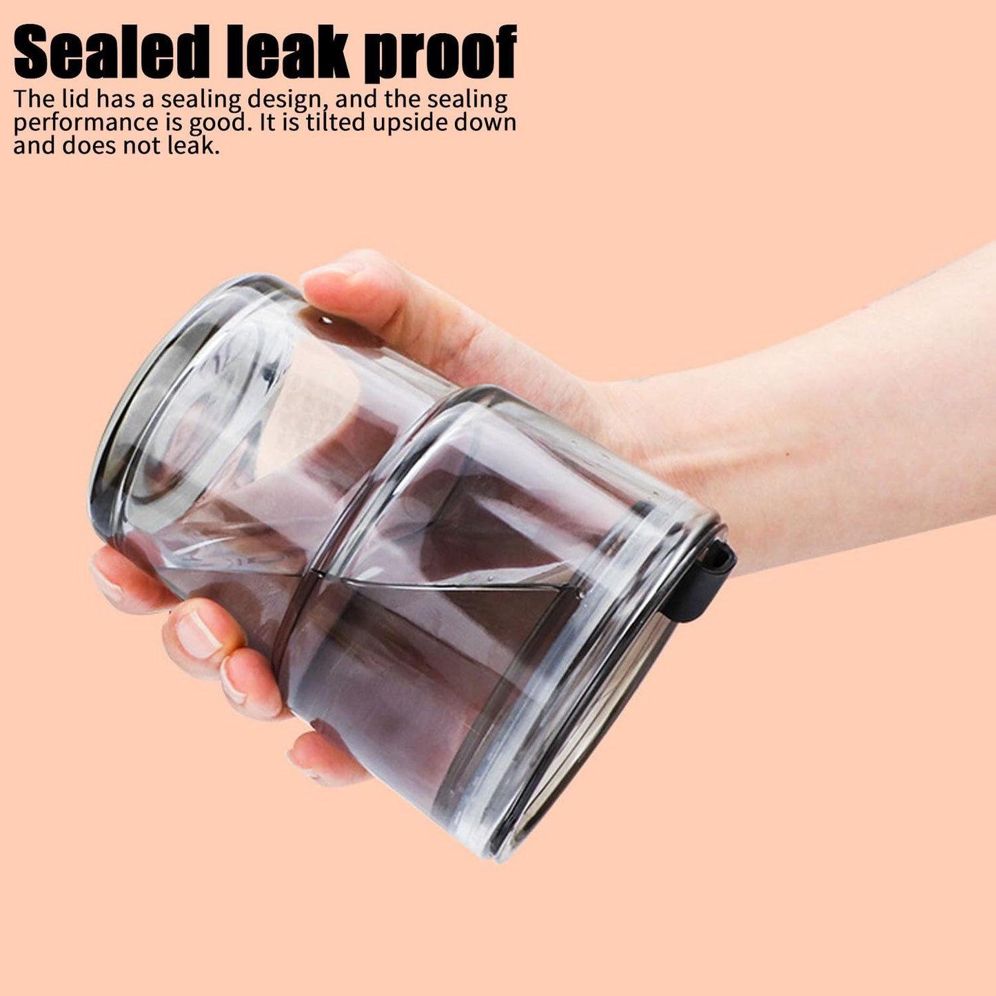 LEKAYIHU 13oz/400ml Glass Tumbler with Straw and Lid, Iced Coffee Cups with Lids, Iced Tea, Thick Wall Insulated Glass Cup,Reusable Iced Coffee Cup (Amber)